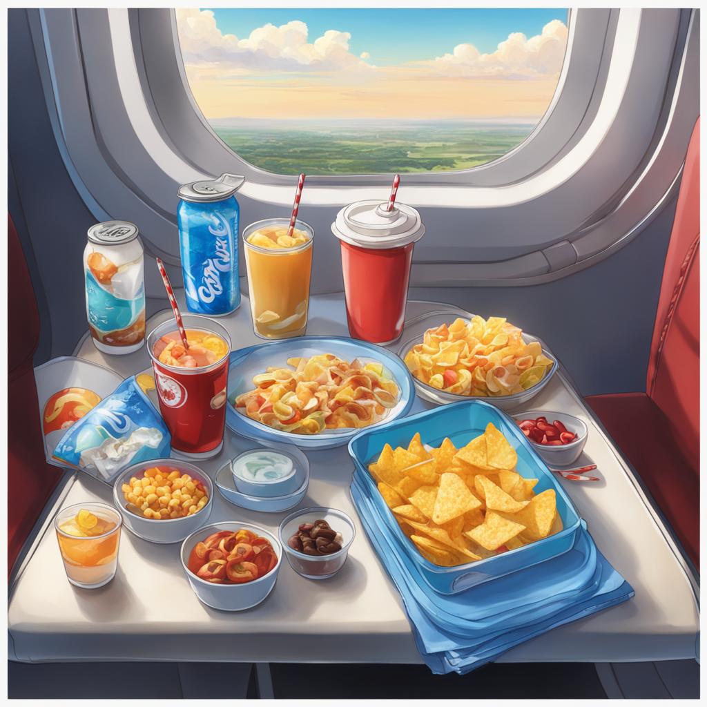 Air NZ Snacks and Drinks on All Flights