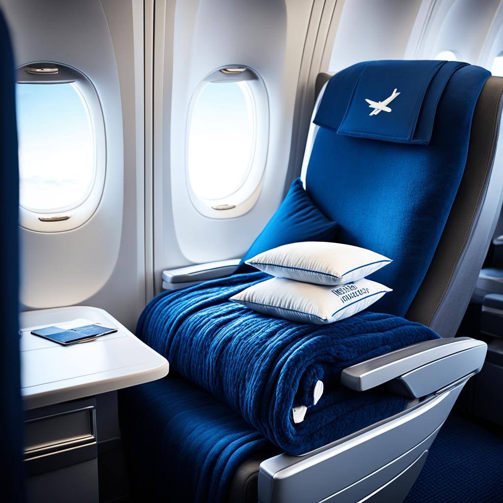 Airline Blankets and Pillows