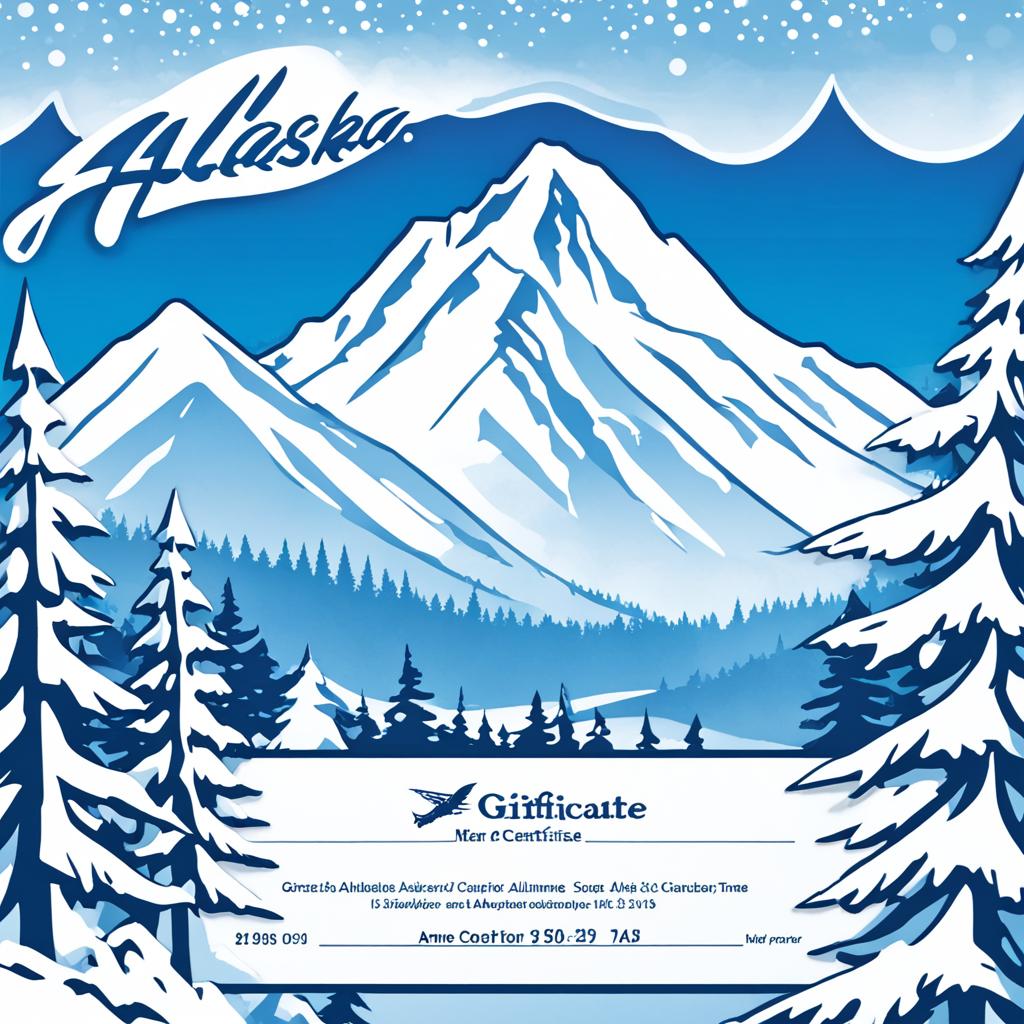 Alaska Airlines gift certificate