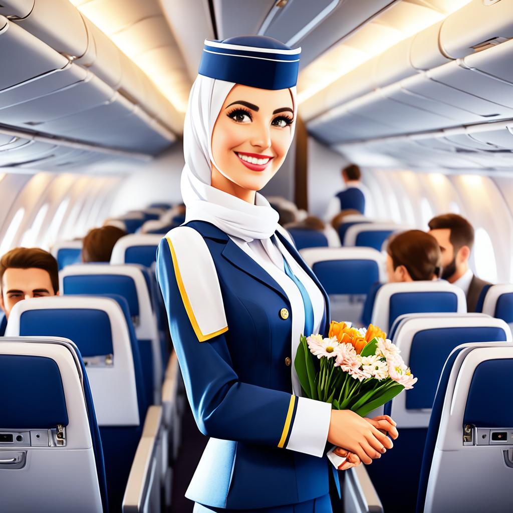 Arabic-speaking stewardess