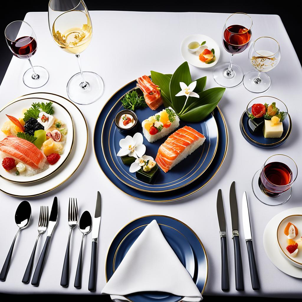 Business Class Dining Experience on Singapore Airlines