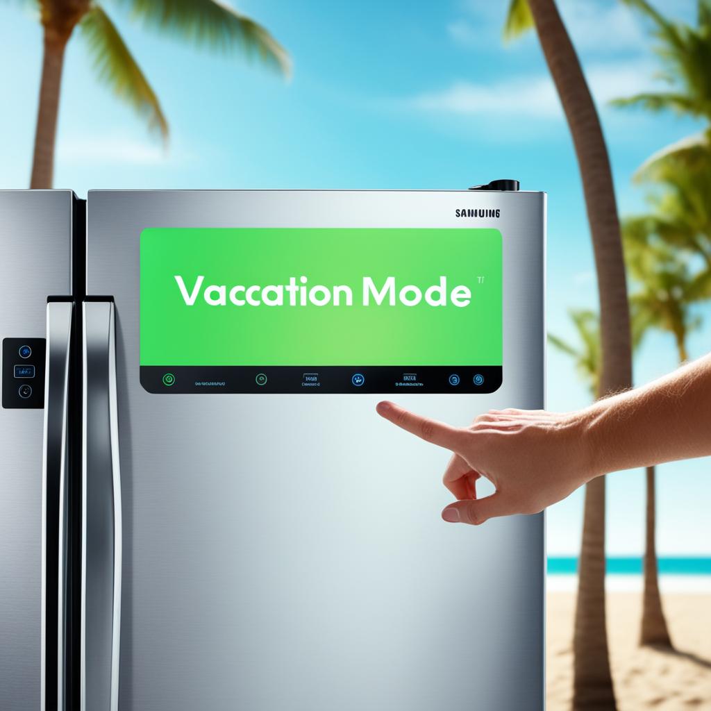 Deactivate Vacation Mode on Samsung Refrigerator