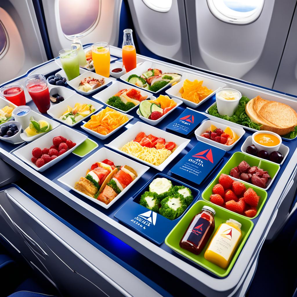 Delta Airlines Onboard Dining