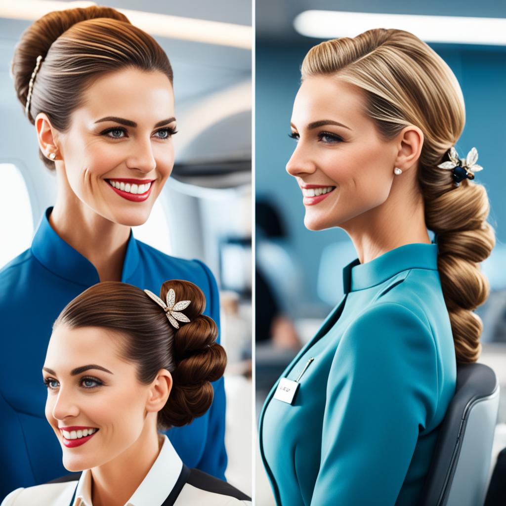 Flight Attendant Hairstyles
