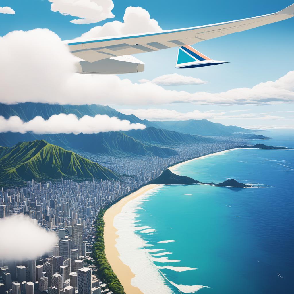 Flight Map Tokyo to Honolulu