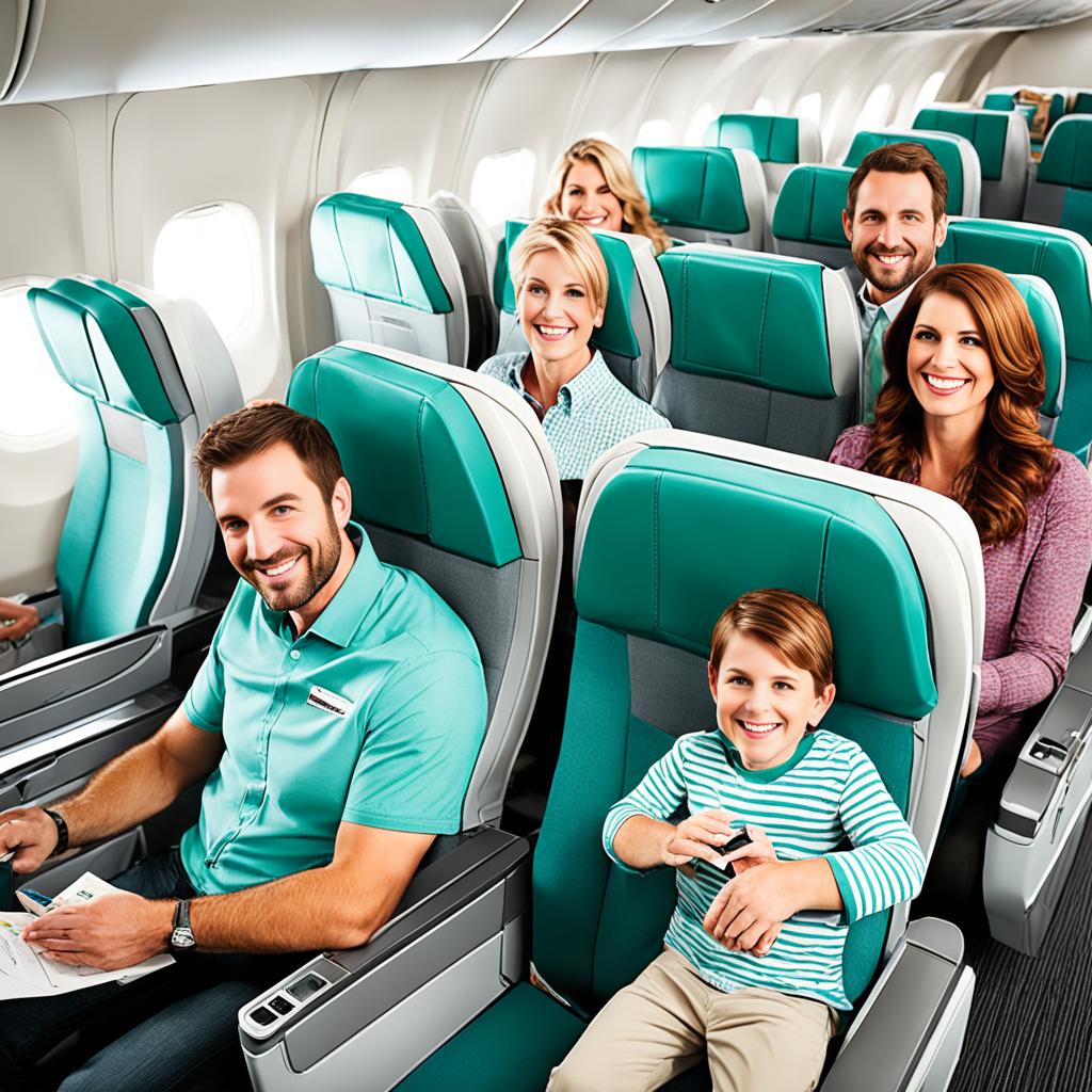 Frontier Airlines Seating for Families and Groups