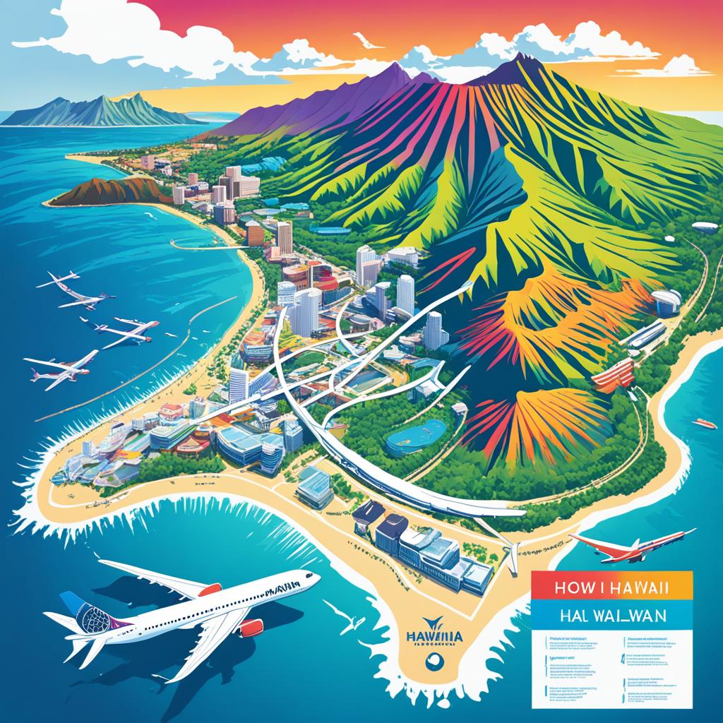 Hawaii flight routes