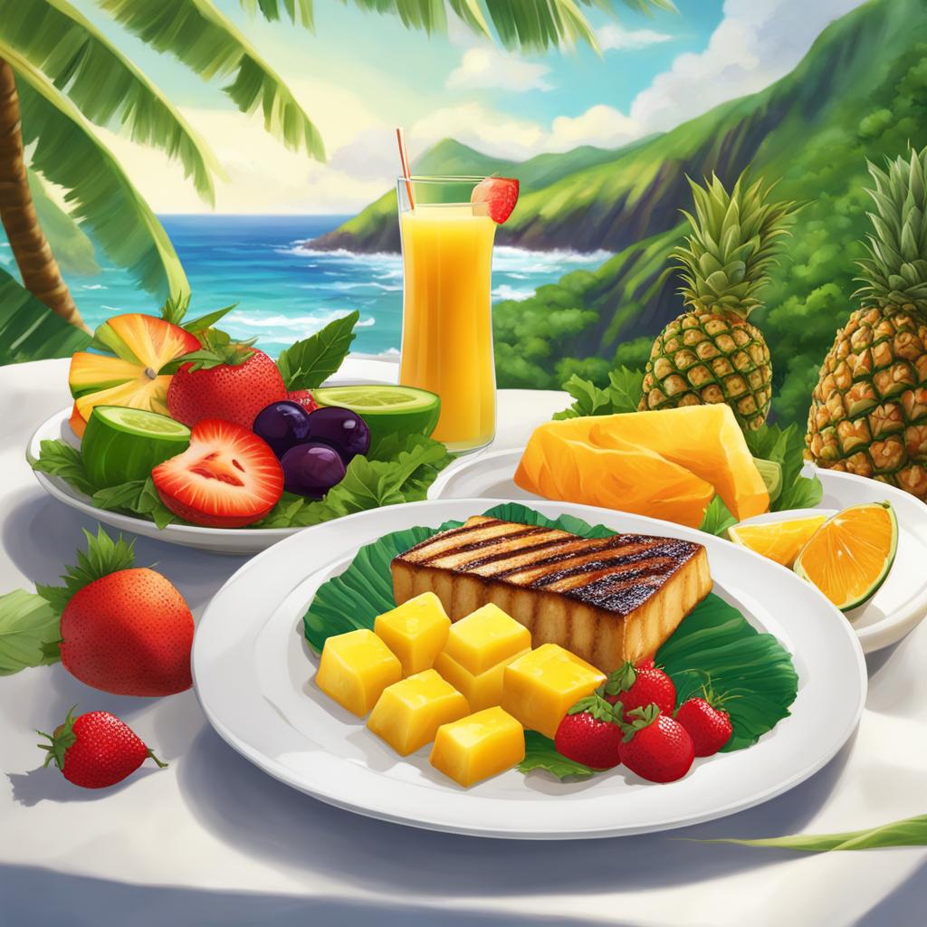 Hawaiian Airlines vegan meals