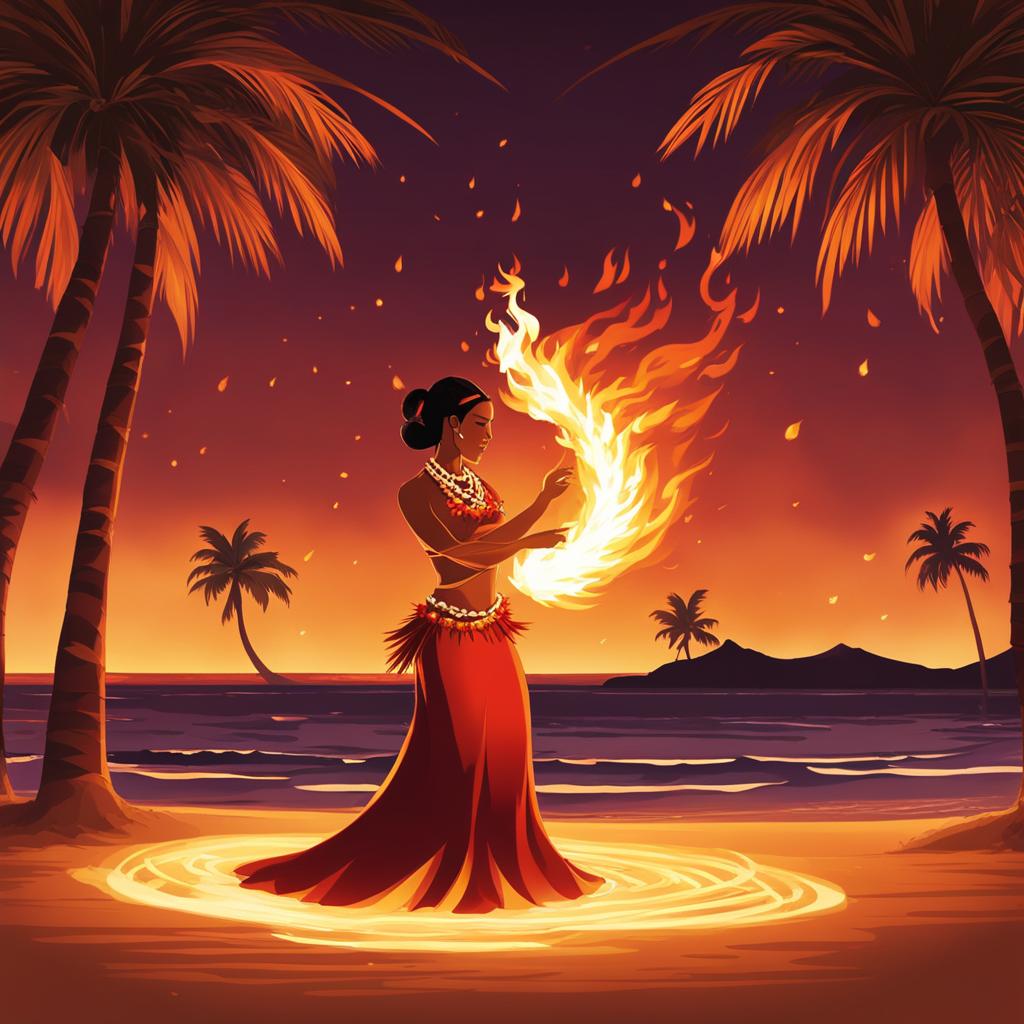 Hawaiian Fire Dancer
