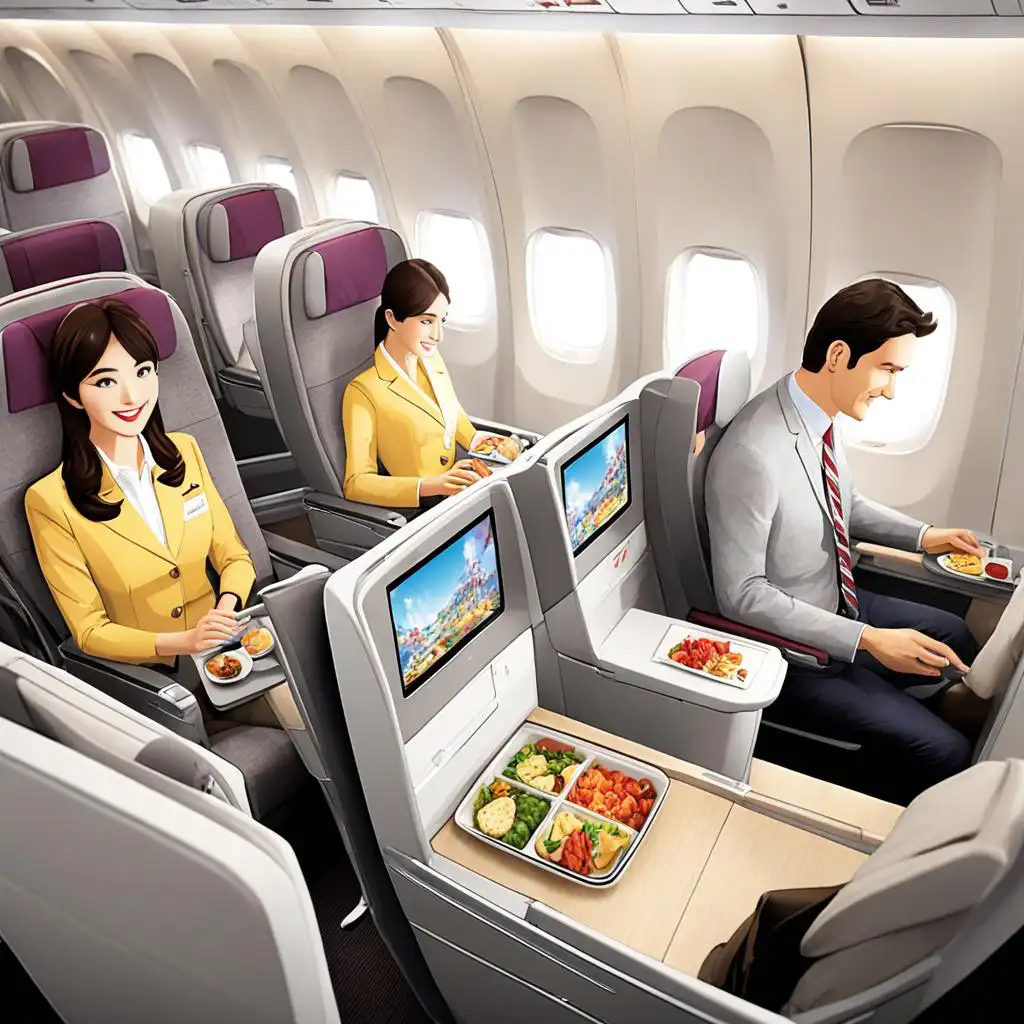 In-Flight Services for Asiana Airlines Economy Flexi