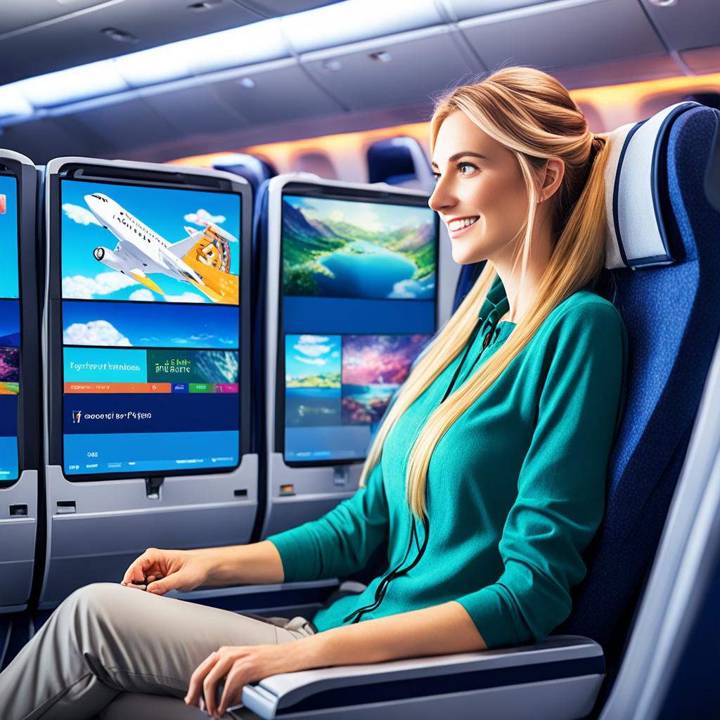 In-flight entertainment options