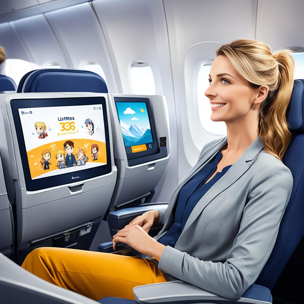 Lufthansa in-flight entertainment system