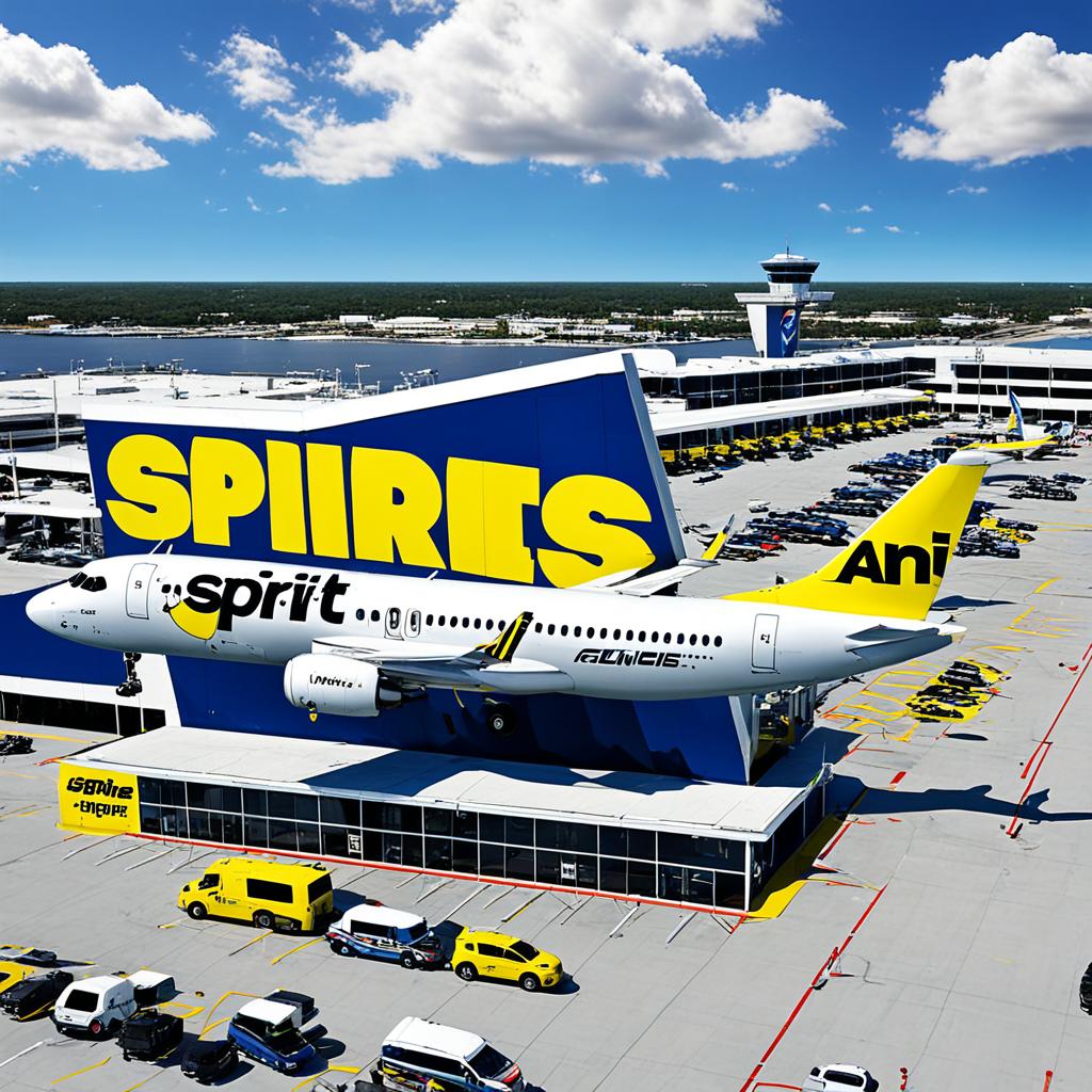 Spirit Airlines Terminal at Tampa International Airport