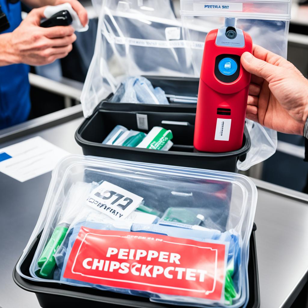 TSA Regulations on Pepper Spray