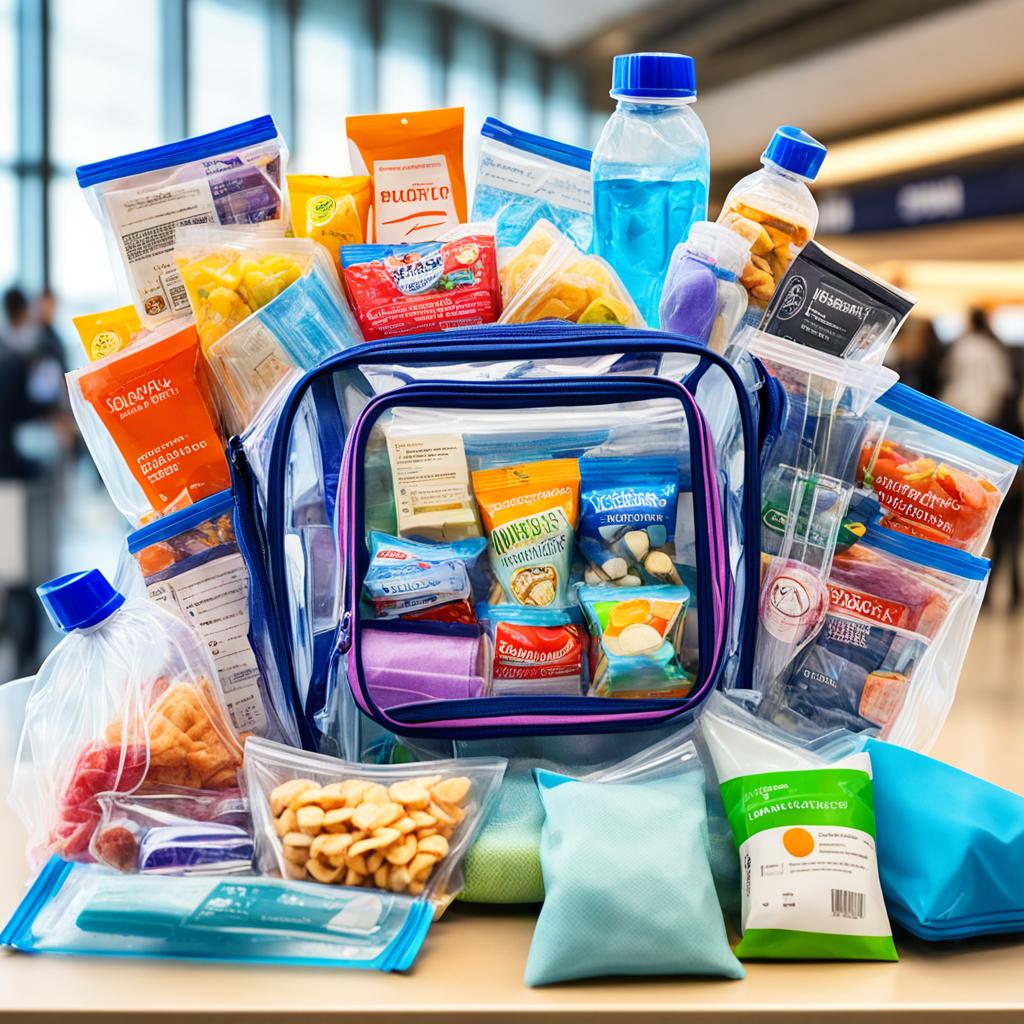 TSA guidelines for carry-on snacks