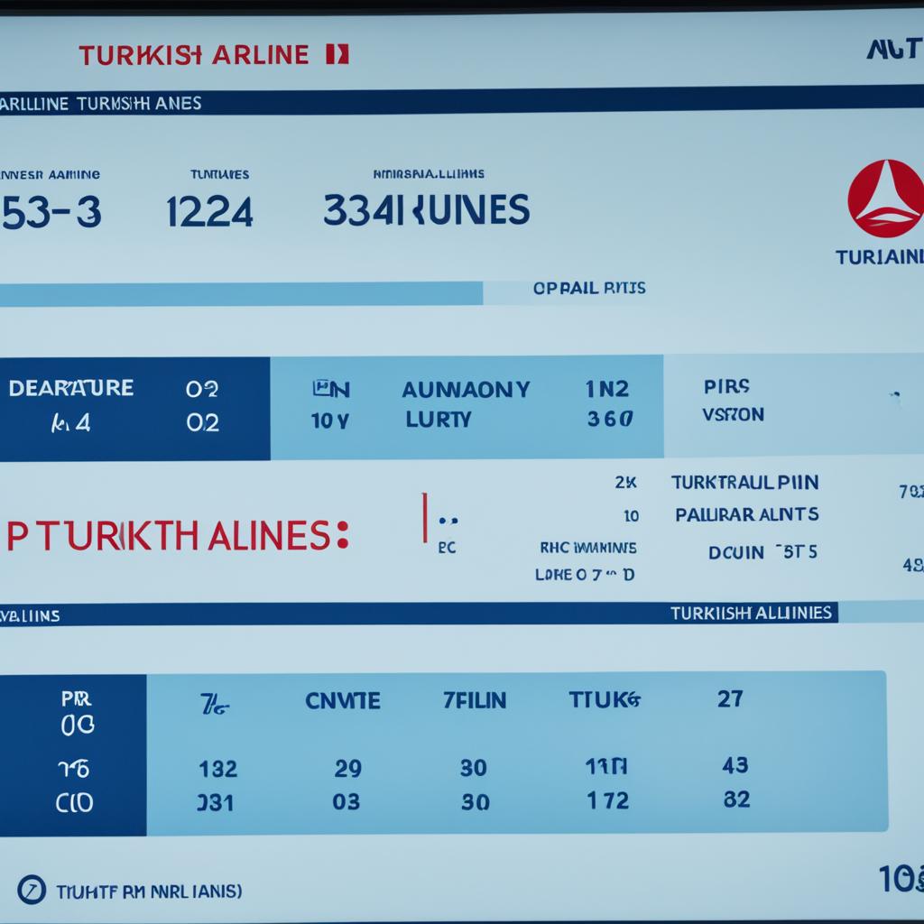 Turkish Airlines PNR number for flight changes and cancellations