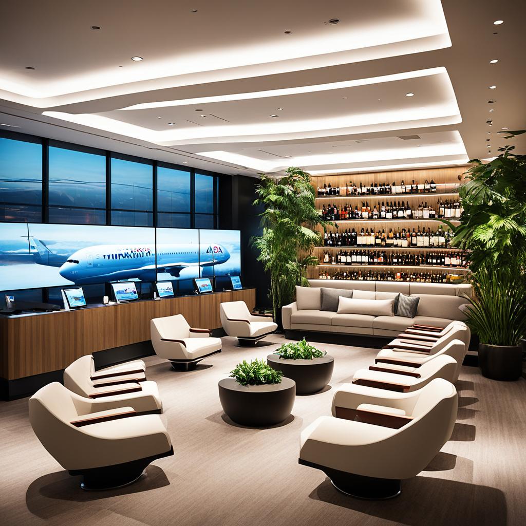 Turkish Airlines lounge amenities