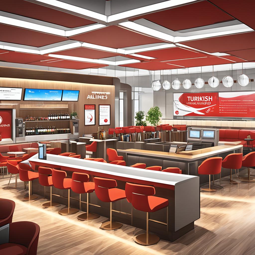 Turkish Airlines lounge layout