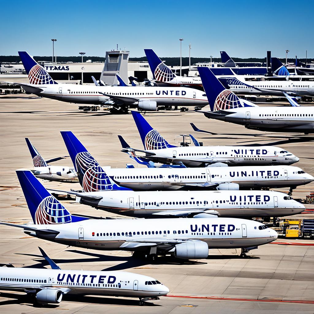 United Airlines' Hub in Texas