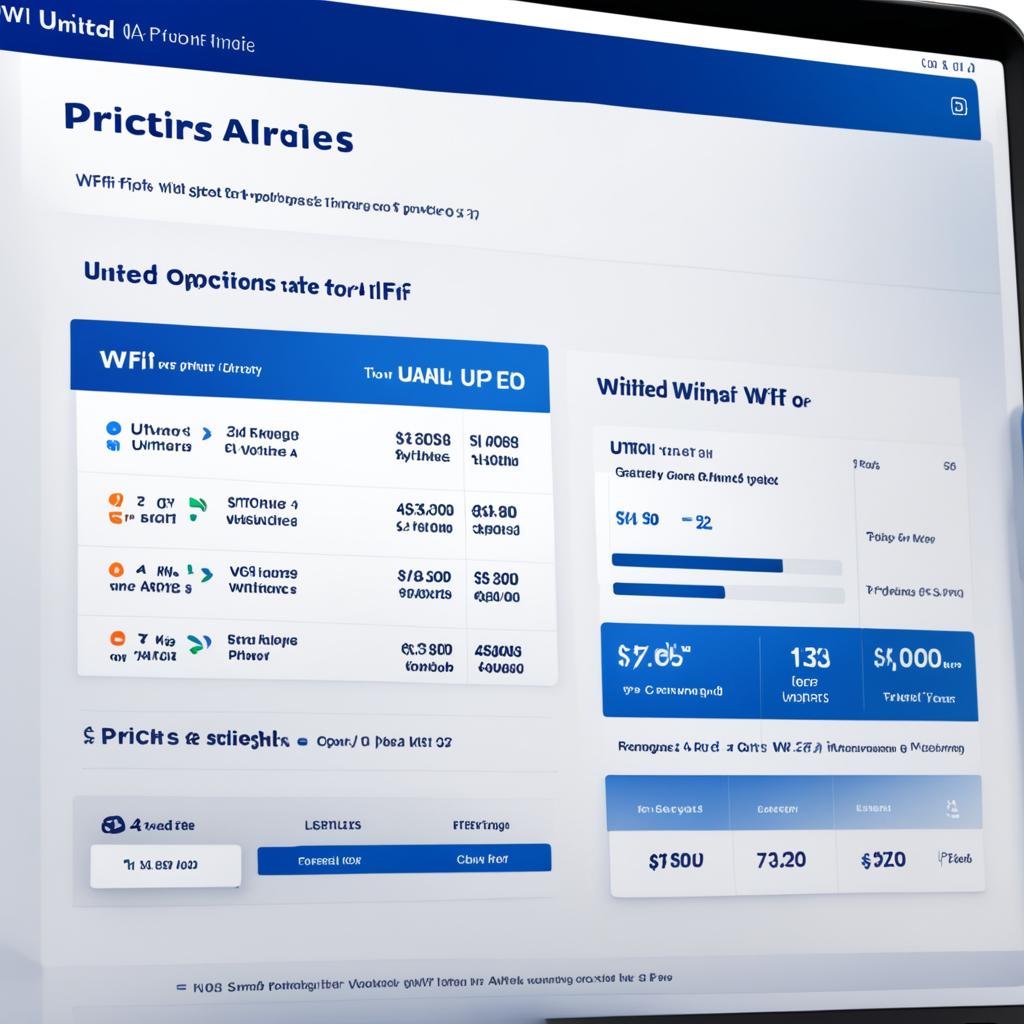 United Airlines WiFi Pricing