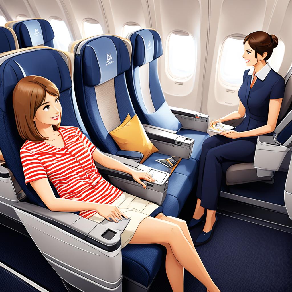 additional seating choices for premium economy and economy class passengers