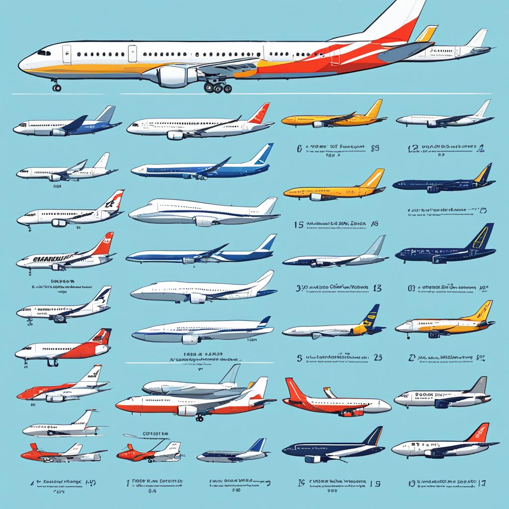 aircraft types and seat widths