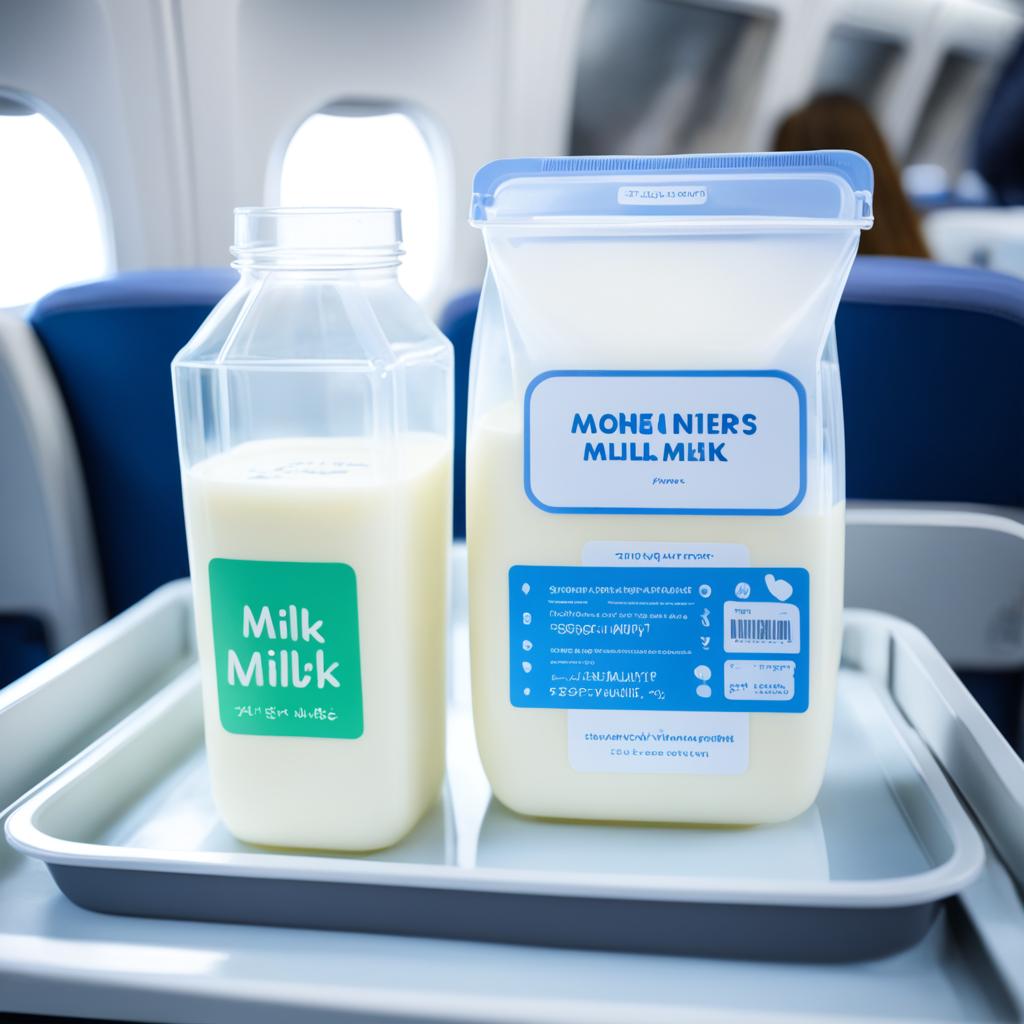 breast milk on airplanes