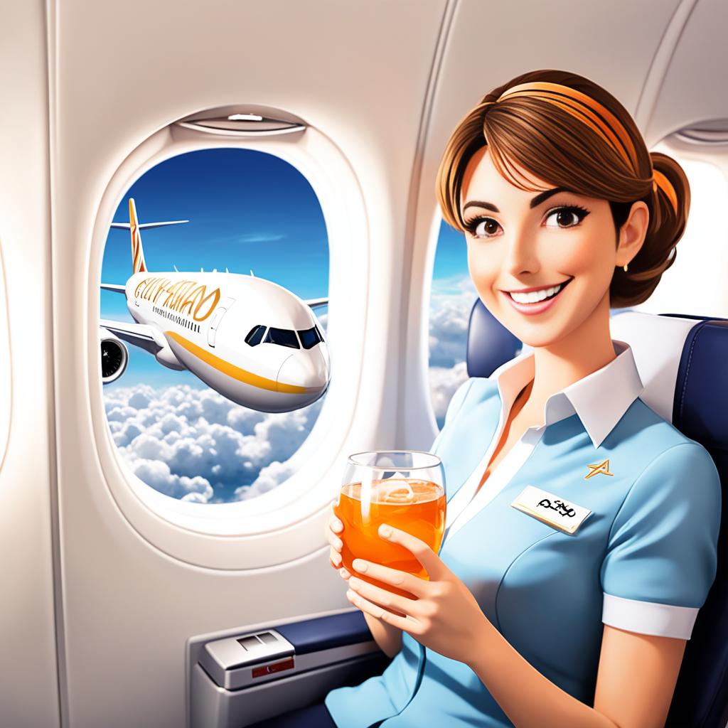 can alcohol be purchased on etihad flights