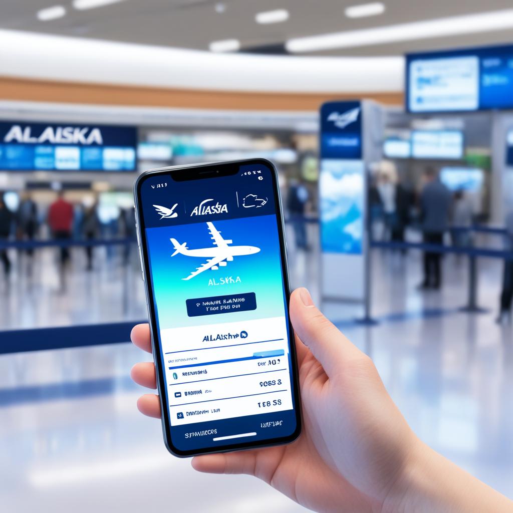 can i show my boarding pass on my alaska airlines phone