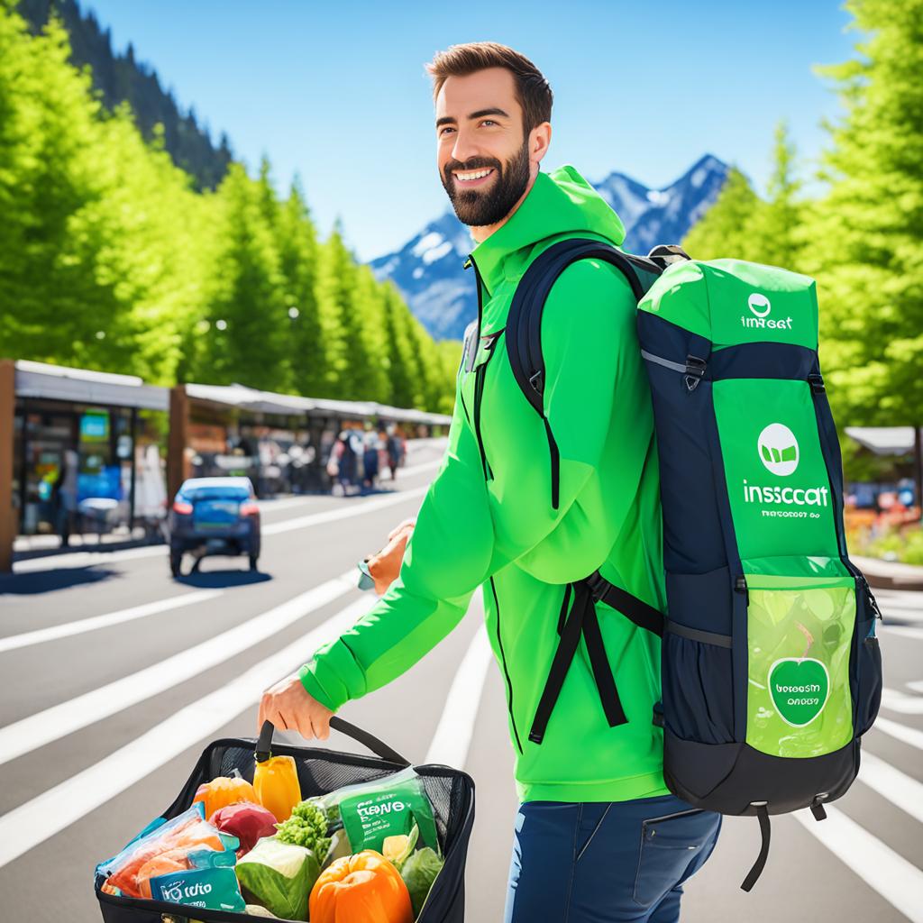 can i travel and use instacart