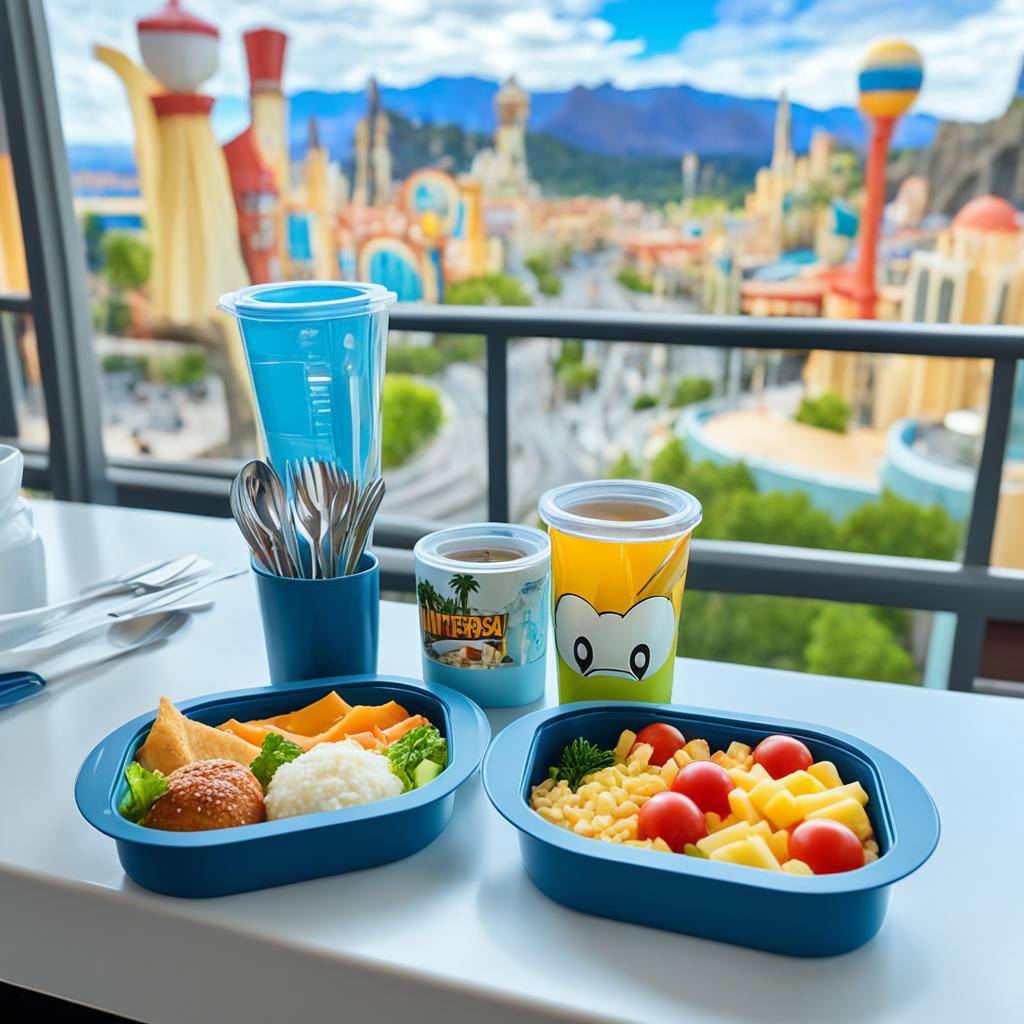 can you get food delivered to universal studios hotels