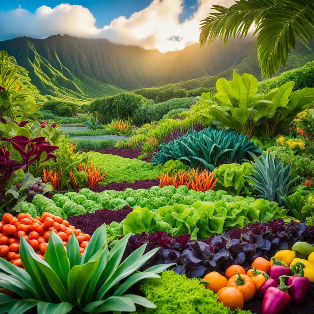 can you grow vegetables year round in hawaii