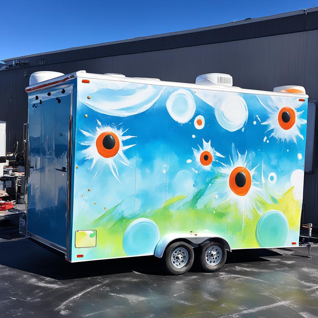 can you paint a fiberglass trailer