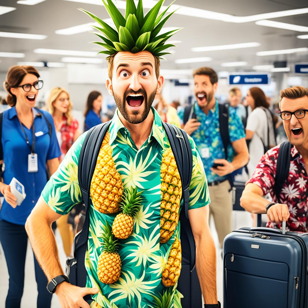 can you take the pineapple on the plane from hawaii