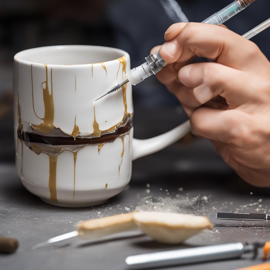 ceramic mug crack repair
