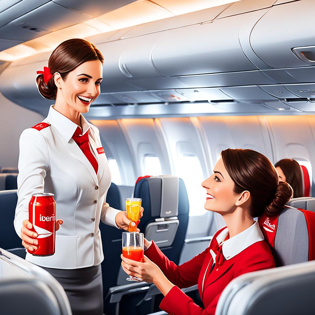 do iberia airlines serve alcohol