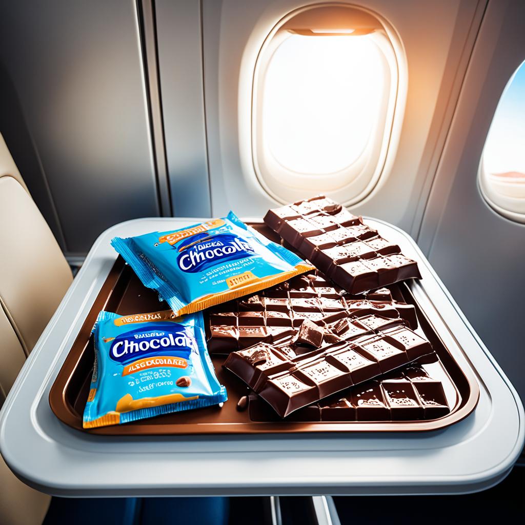 does chocolate melt on the plane