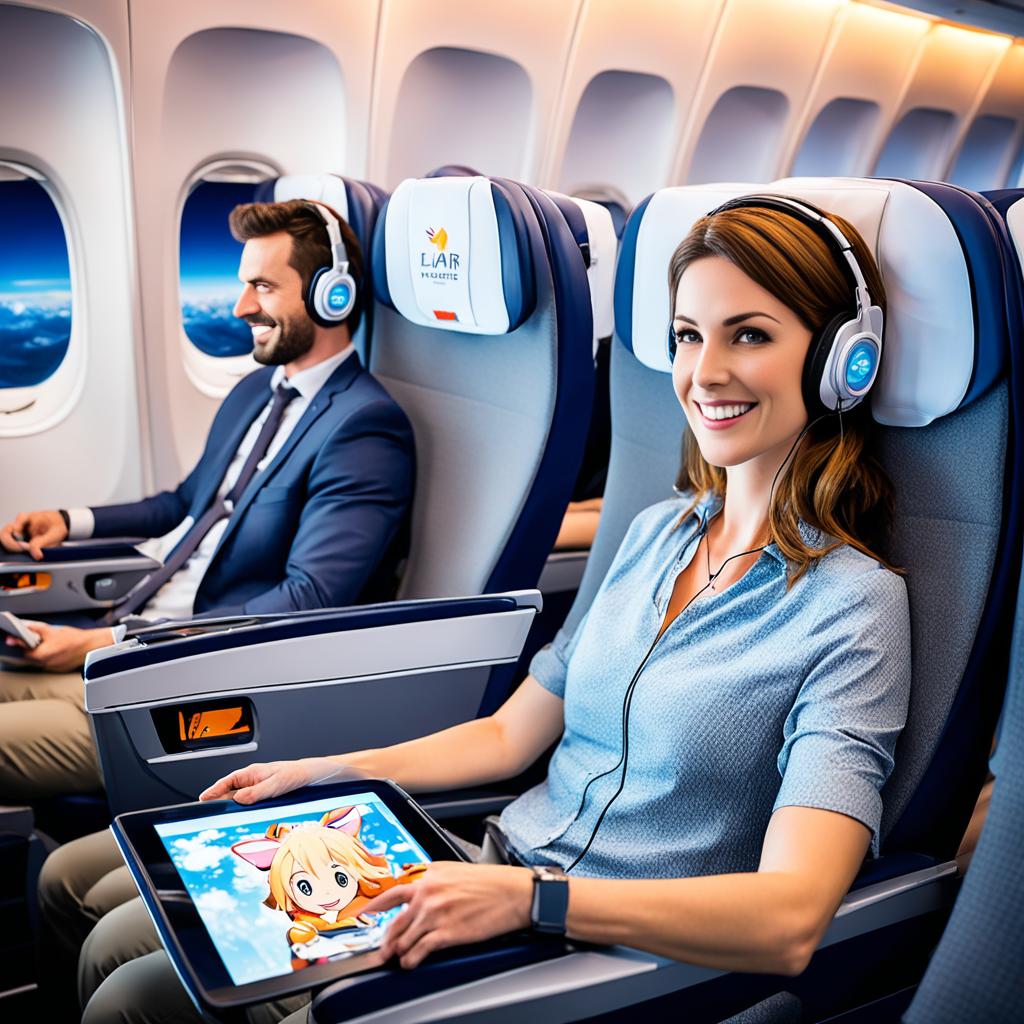does flair air offer in flight entertainment