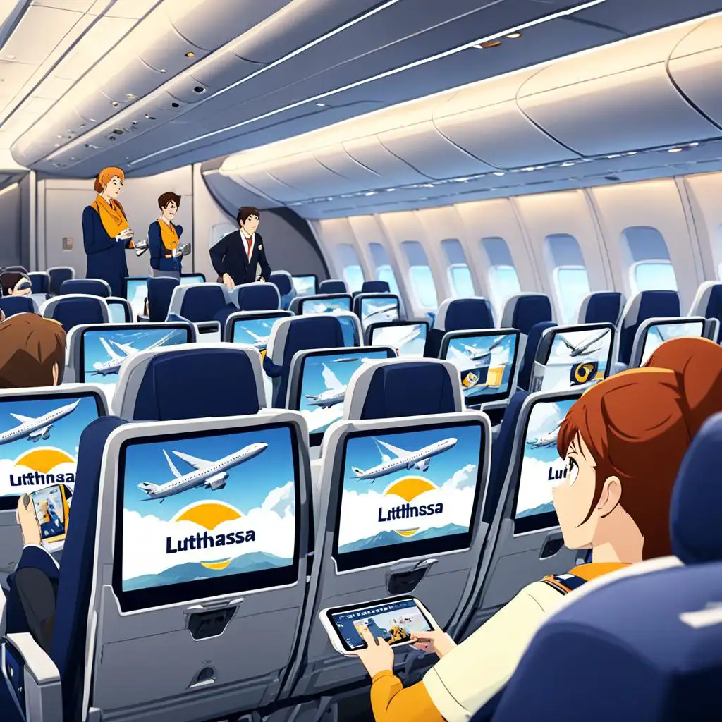 does lufthansa offer films on international flights