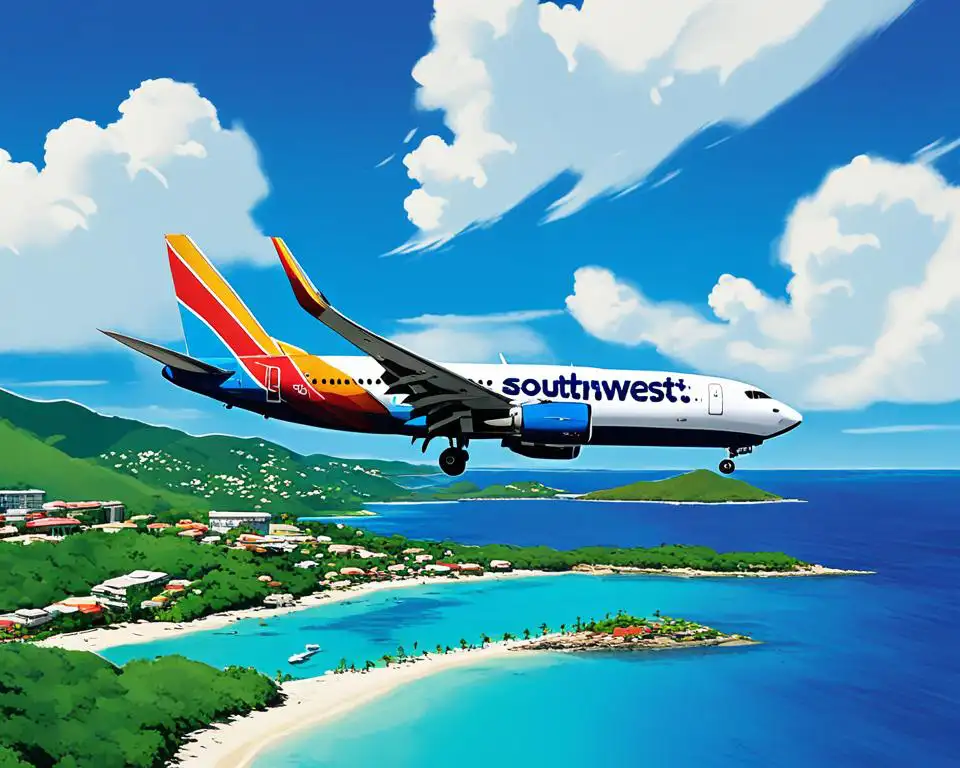 does southwest airlines go to st thomas