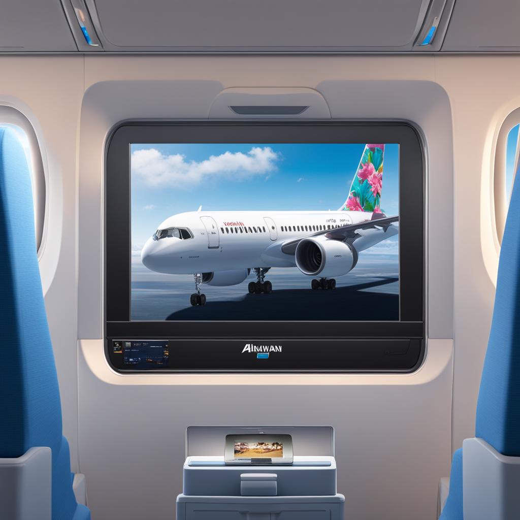 does the hawaiian airbus a321 have televisions