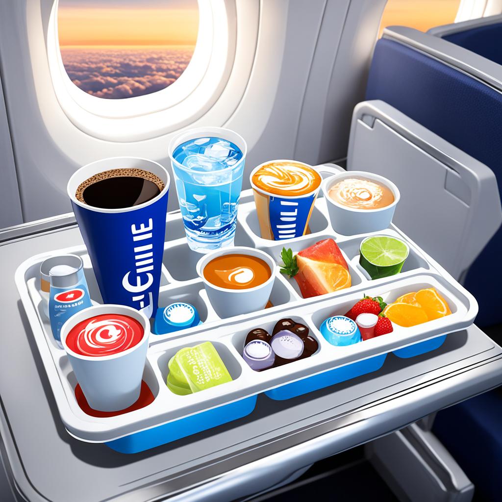 does united airlines serve free drinks