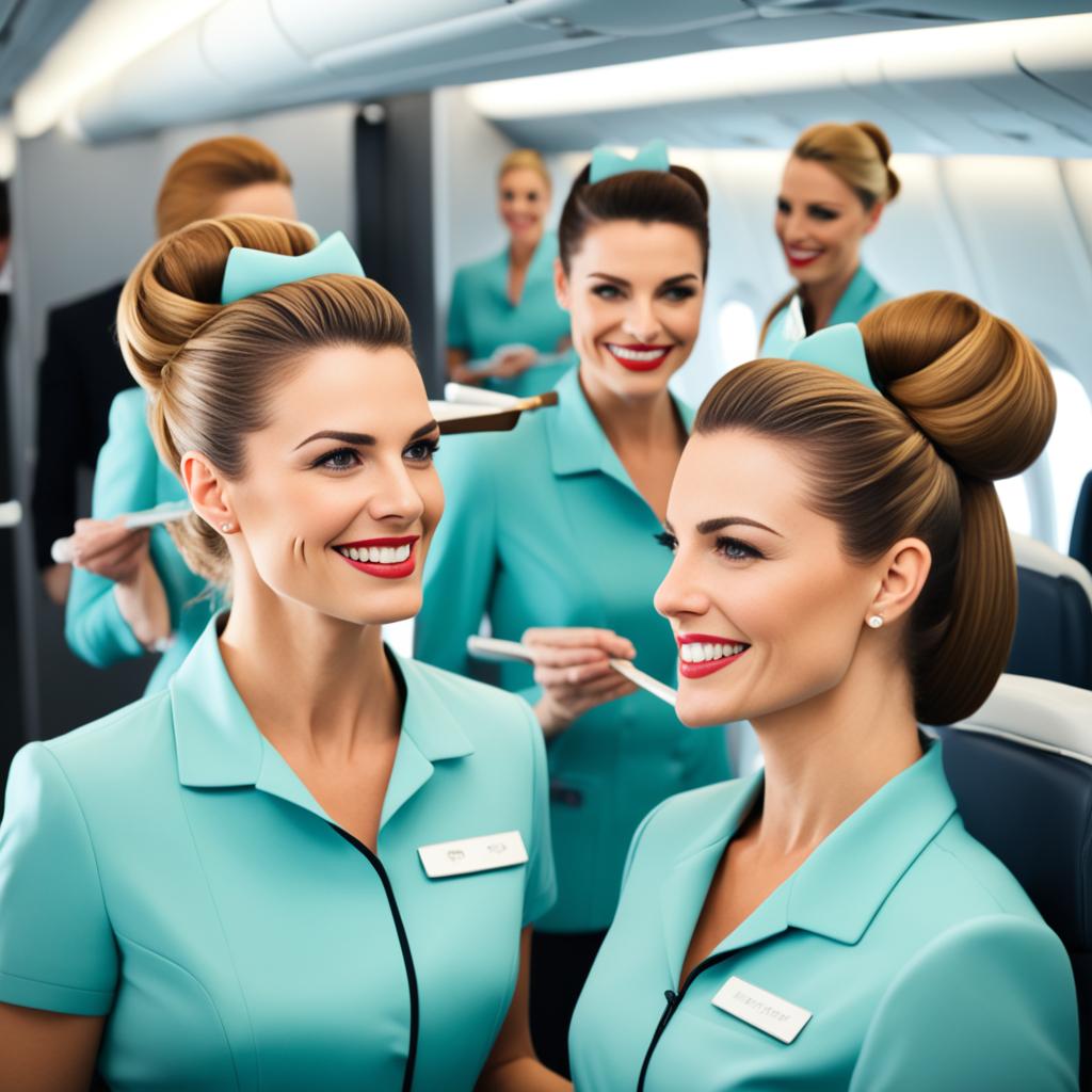 female flight attendant grooming rules