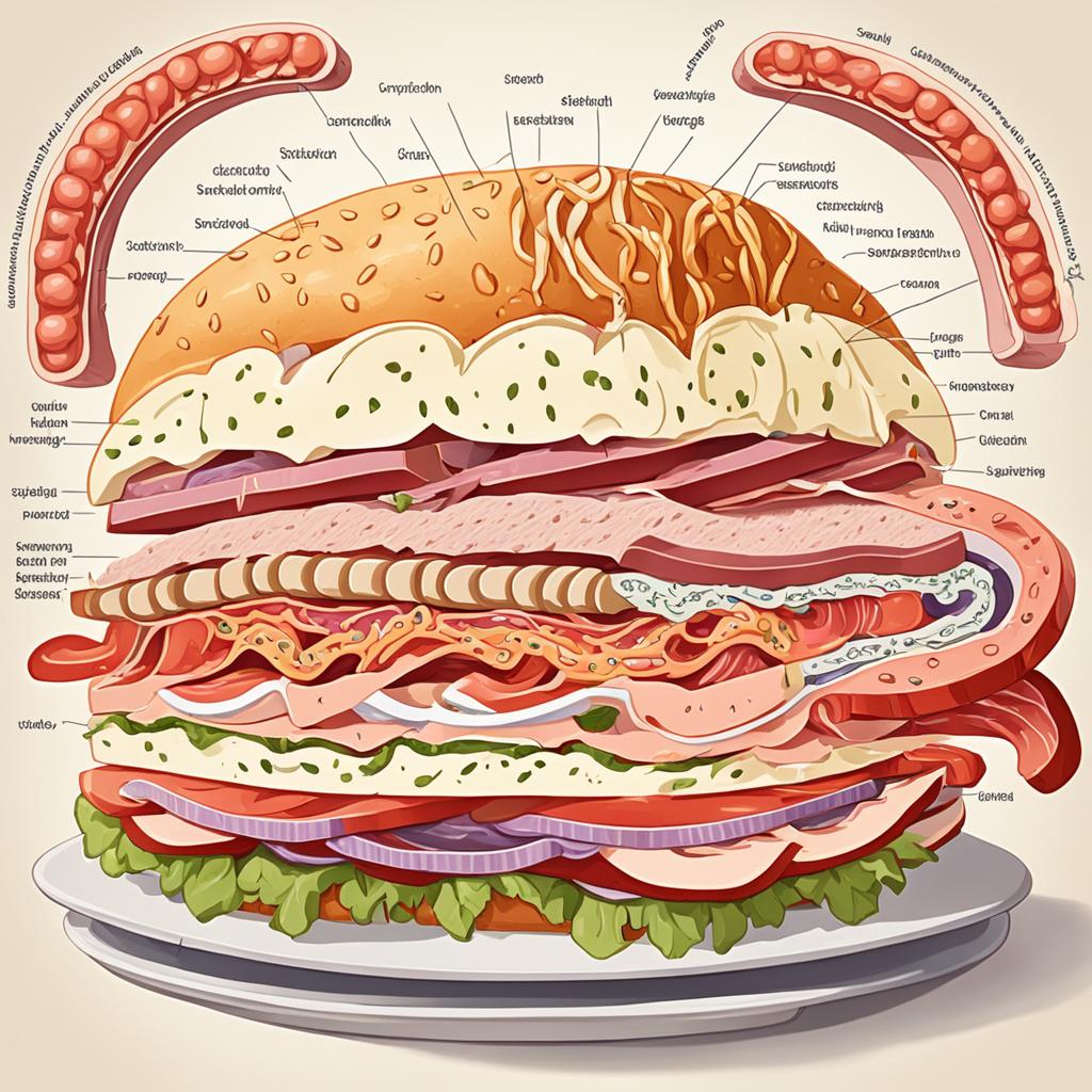 how long does it take for a sandwich to go through your digestive system