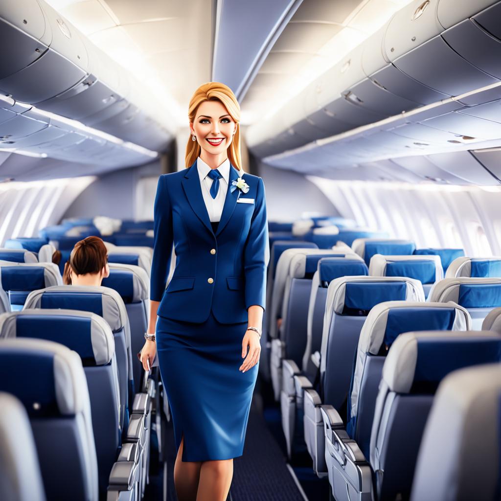 how many flight attendants does a 787 have