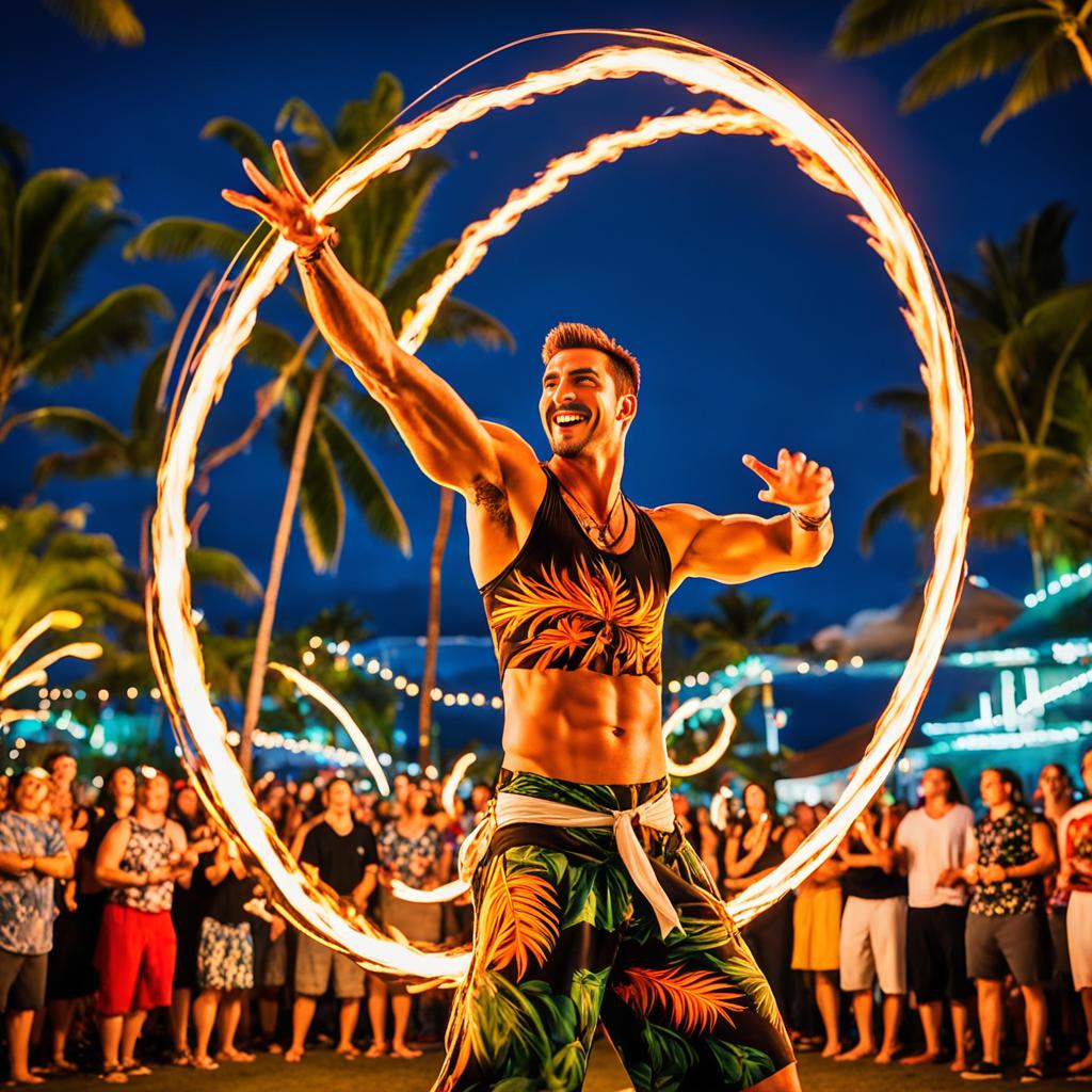 how much do hawaiian fire dancers earn