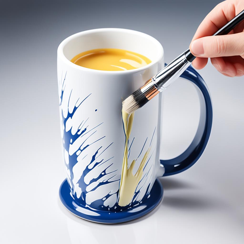 how to fix a hairline crack in a ceramic mug