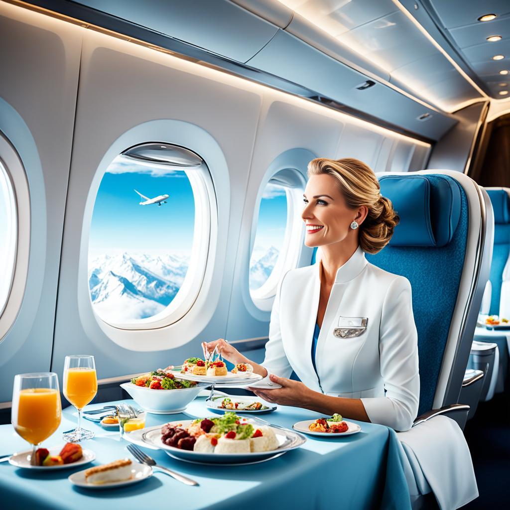 is food free in american airlines first class