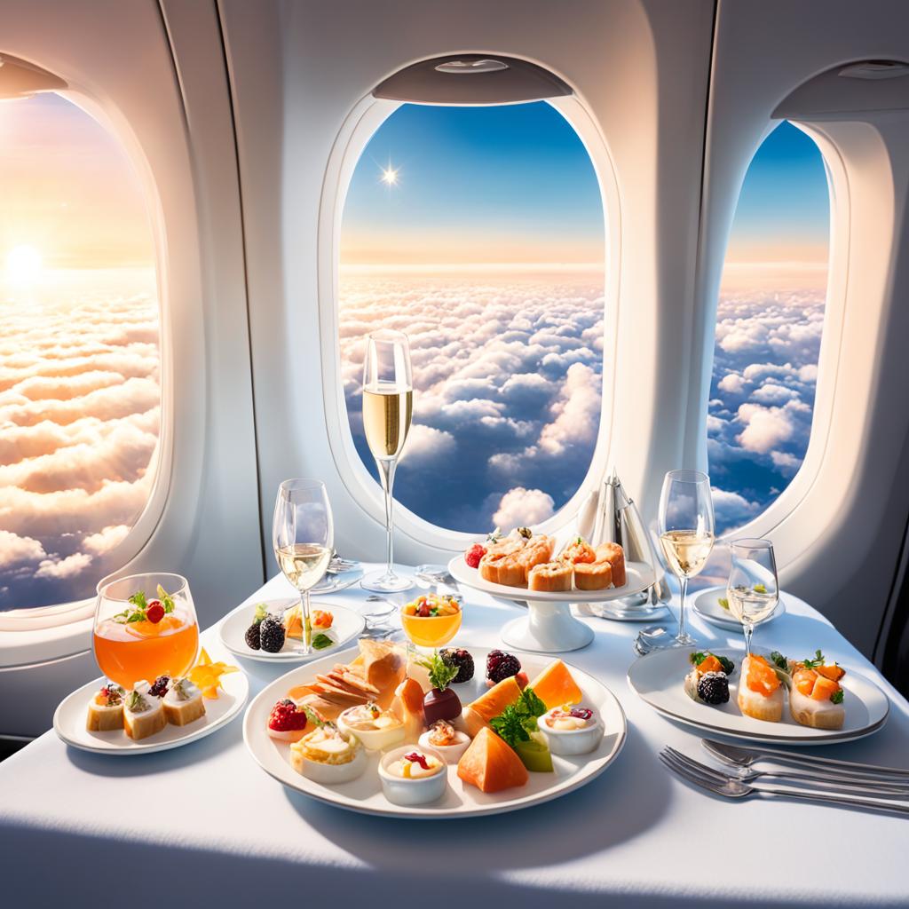 is food free on first class flights