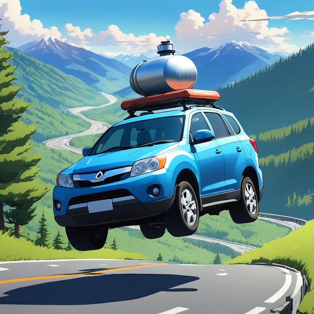 is it safe to travel with a propane tank in your car